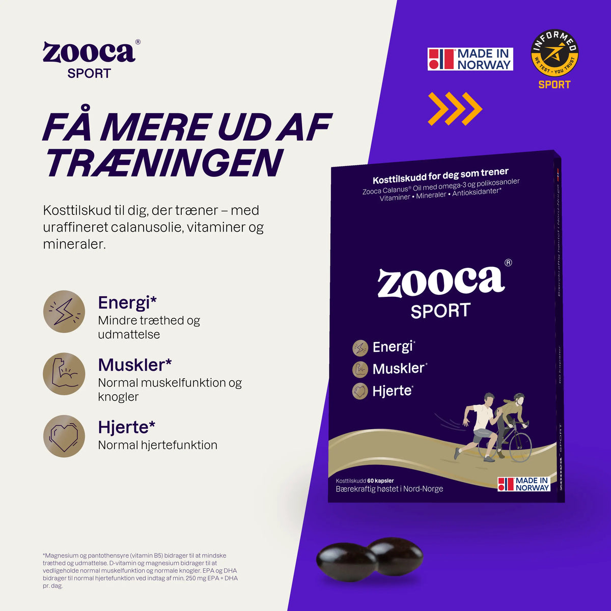 Zooca® Sport - 3 æsker